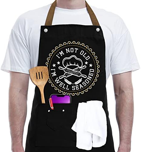 Funny Chef Aprons Gifts For Men, Gift for Dad by REHAVEAMAZINGPRODUCTS