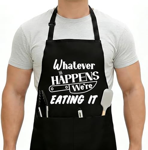 Funny Aprons For Men, Father's Fathers Day Kitchen Gifts For Dad Father Daddy by Unknown