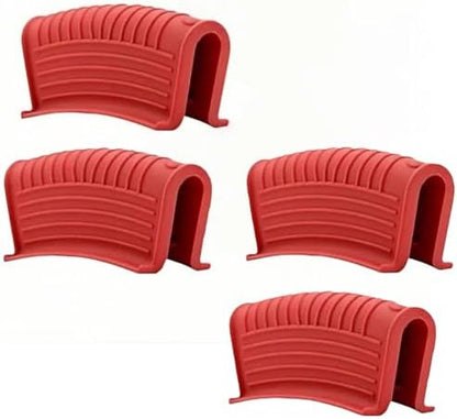 4 Pcs Silicone Assist Hot Pan Handle Holder, Hot Skillet Handle Covers by Unknown