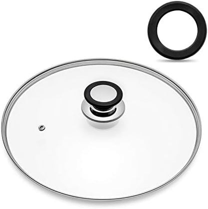 Tempered Glass Lid with Heat Resistant Handle by Eooch