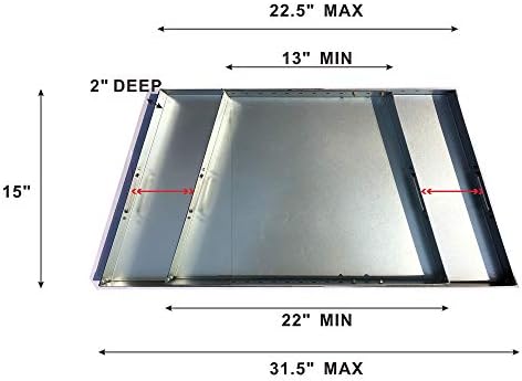 Fireplace Tray - Expandable/Adjustable Ash Pan - Image 2