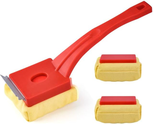 Grill Brush Bristle-Free – Steam Cleaning – Includes 2 Extra Brush Head – by Kitwanda