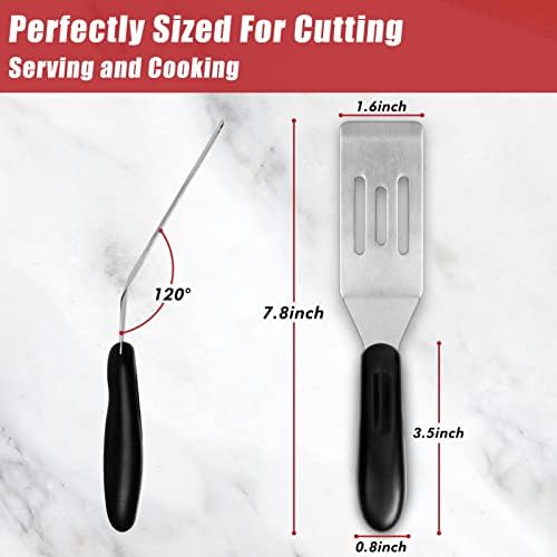 1 X Professional Mini Serving Spatula #2622, Stainless Steel Cutter and Turner - Image 2