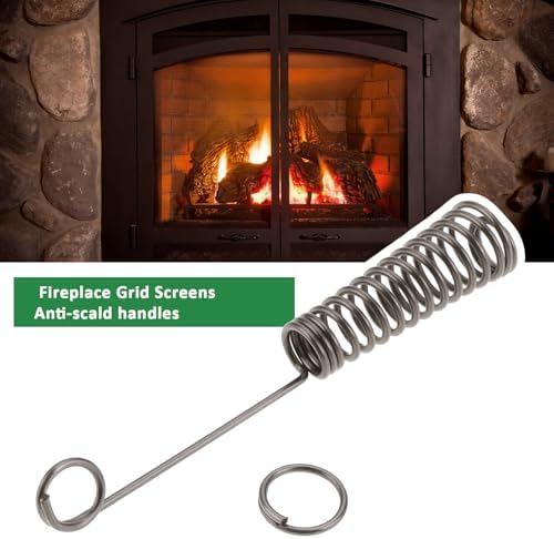 ECSiNG 2Pcs Fireplace Grid Screen Anti-scalding Handle Spring XBS-02 Suitable - Image 2