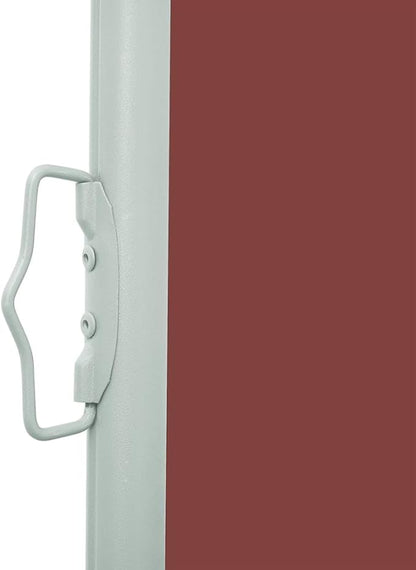 YAFF Patio Retractable Outdoor Folding Privacy Divider, Water & UV Resistant Sun Shade Privacy Wind Screen for Garden, Backyard, Balcony, Terrace 39.4"x196.9" Brown