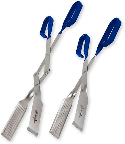 Grill Tongs for Steaks by SharkBBQ