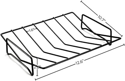 Rib Racks for Grilling and Smoking, Turkey Roasting Rack, Can Be Used On Both - Image 3