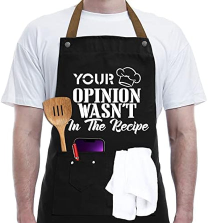 Funny Chef Apron Gifts For Men, Cool Dad Gift for Husband by REHAVEAMAZINGPRODUCTS