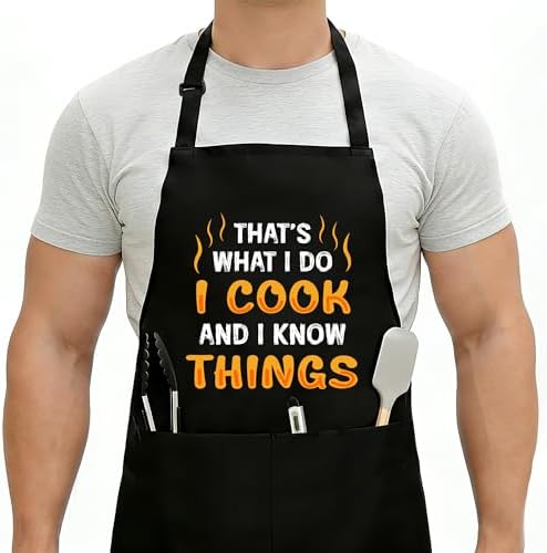 Funny Aprons For Men, Father's Fathers Day Kitchen Gifts For Dad Father Daddy by Unknown