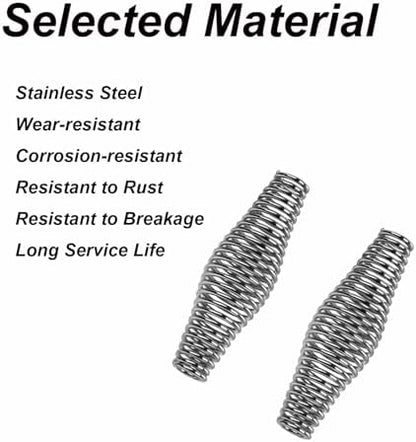 TOP-MAX 2 Pack Stainless Steel Spring Handles BBQ Accessories - Image 3