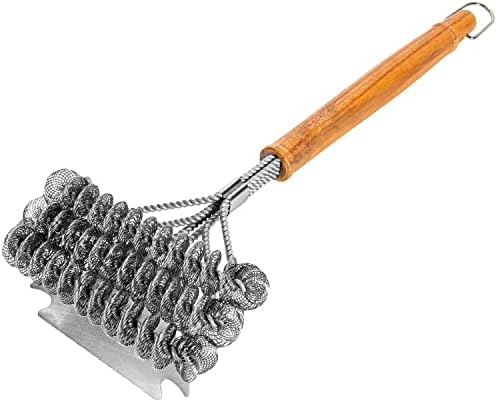 BBQ-AID Grill Brush for Outdoor Grill Bristle Free by BBQ-AID