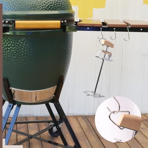 BBQ Grate Lifter Gripper for Big Green Egg Kamado Primo Grill Accessories Cast - Image 6