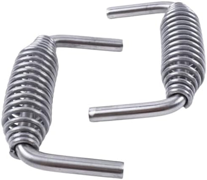 2X 5-3/8" Stainless Spring Handles - Image 4