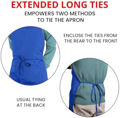 Utopia Kitchen Bib Aprons 2 Pack Adjustable - Image 6