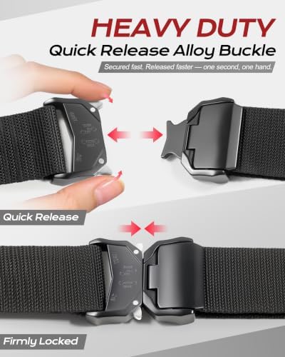 Padded Tool Belt for Men with D Ring, Suit for Waist 35.5"-47.2" - Image 3
