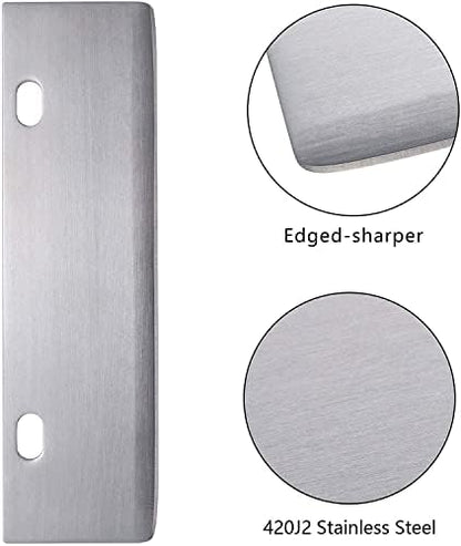 Grill Scraper Blades 6-Pack, Heavy Duty Rust Resist Stainless Tool - Image 3