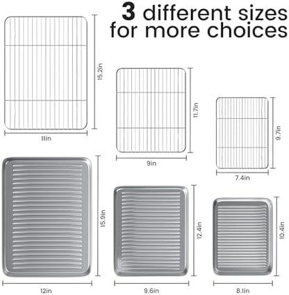 Baking Sheet with Cooling Wire Rack Set - Image 2