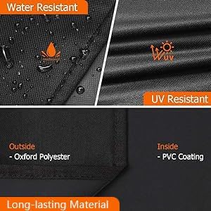i COVER 73752 Pellet Smoker Cover for Pit Boss Grills 77700 PBV7P1 7 Series Pellet Vertical Smoker 600D Waterproof Heavy-Duty Canvas Vertical Smoker Cover