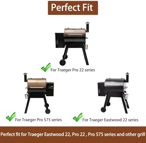 18 Inches Grill Lid Handle for Traeger Pellet Grills, Stainless Steel - Image 3