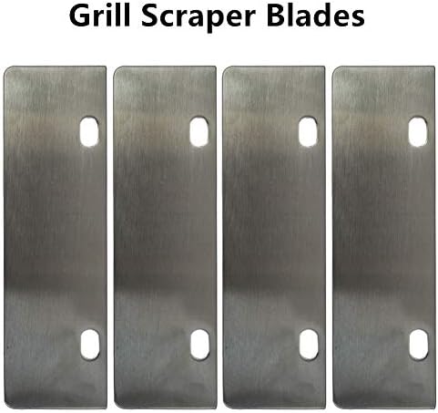 LRui Stainless Steel Grill Scraper 6" Replacement Blade Pack of 4 Heavy Duty - Image 6