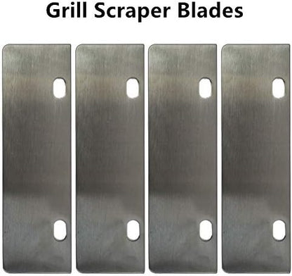 LRui Stainless Steel Grill Scraper 6" Replacement Blade Pack of 4 Heavy Duty - Image 6