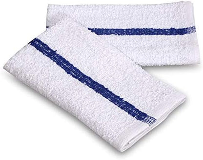 GOLD TEXTILES 120 PC New Cotton Blend White Restaurant Bar Mops Kitchen Towels - Image 2