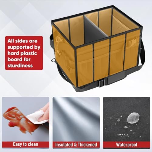 FANGSUN Grill Caddy with Lid, Foldable BBQ Caddy with Paper Towel Holder - Image 4