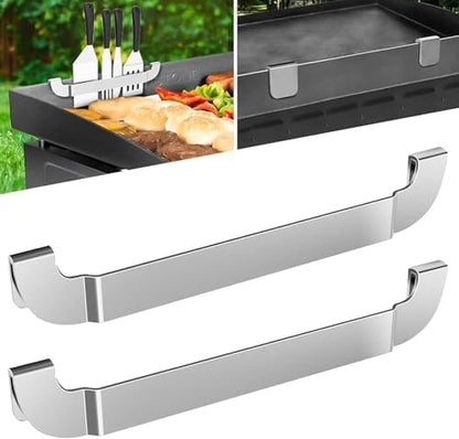 10 Inch Griddle Spatula Holder Magnetic Design, Stainless Steel Grill Barbecue by ZHSX