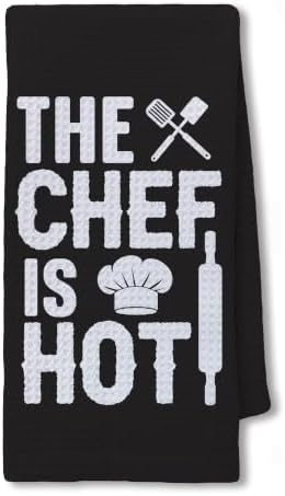 Funny Chef Kitchen Hand Towels 16x24 Inch, Cooking Gifts by Unknown