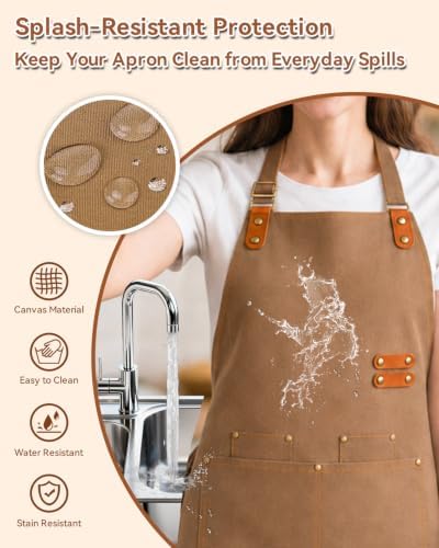 Teskyer Canvas Kitchen Apron - Image 4