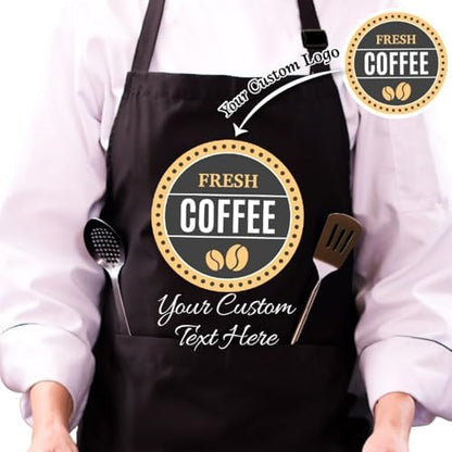 Custom Logo Apron, Personalized Name, Photo Aprons - Image 2