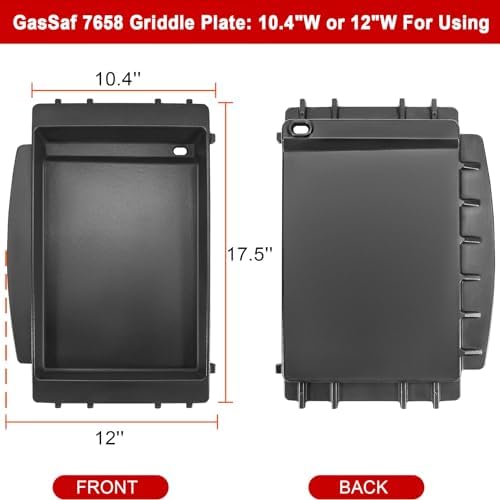 GasSaf 7658 Griddle for Weber Spirit 200 300, Grill Pan for Spirit II E-210 - Image 2