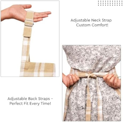 Encasa XO Cotton Kitchen Aprons - Image 3