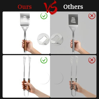 Grill Set, Grill Tools for Outdoor Grill Utensils Set BBQ Accessories - Image 6