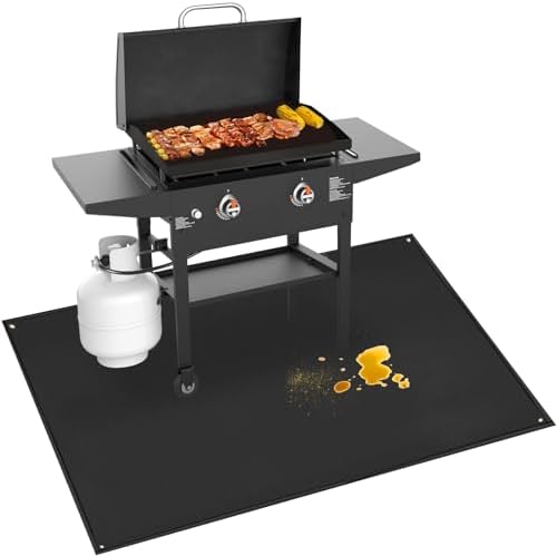Grill Mat for Blackstone Griddle Accessories 28in & 36in by TOHONFOO