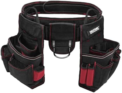 HAUTMEC Heavy Duty Tool Belt, 20-Pocket Tool Pouch by HAUTMEC