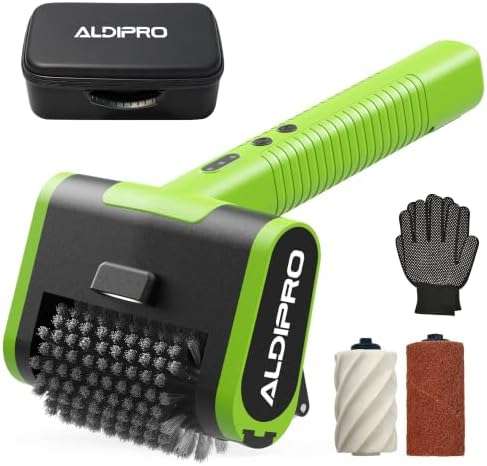 1900 RPM 2-in-1 Electric Grill Brush & Ice Scraper by ALDIPRO