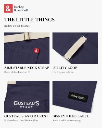 hedley & bennett Essential Chef Apron - Image 4