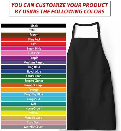 7th Hill Custom Aprons for Men, Grilling Gifts for Men, Fathers Day, Dad Gifts - Image 3