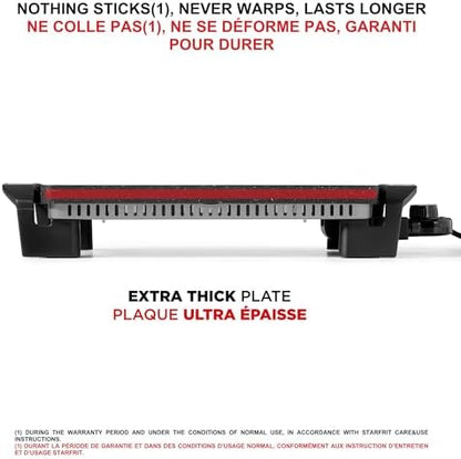 Starfrit The Rock Electric Grill & Griddle, Reversible - Image 6