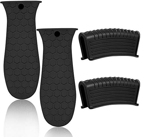 4 Pack Silicone Hot Handle Holder Cover, Silicone Pot Holders Heat Resistant by Unknown