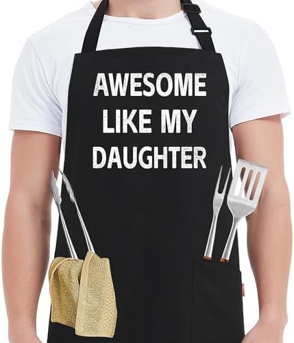 Kaidouma Funny Grilling Aprons for Dad by Kaidouma