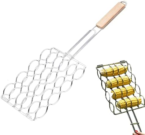 BBQ Grilling Accessories, Portable Barbecue Grilling Basket Corn on the Cob by Unknown
