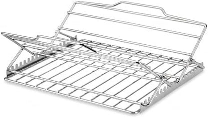 Adjustable V-Shaped Chicken Roasting Rack by Unknown