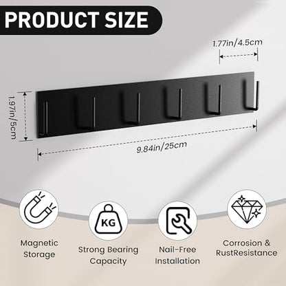 Magnetic Key Holder for Wall, Magnetic Key Hook - Image 2