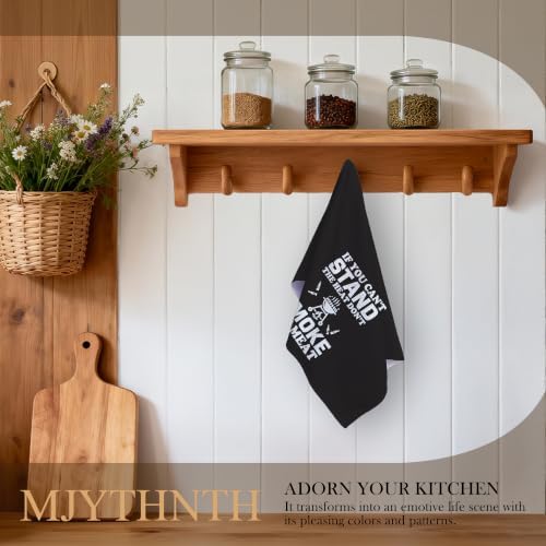 Funny BBQ Grilling Hand Towels for Kitchen Bathroom 16x24in - Image 2