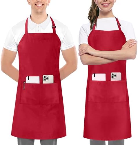 Utopia Kitchen Bib Aprons 2 Pack Adjustable by UTOPIAKITCHEN