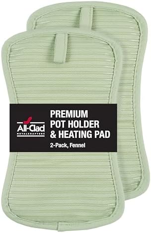 All-Clad Premium Pot Holder & Heating Pad, Heat Resistant to 500 Degrees by All-Clad