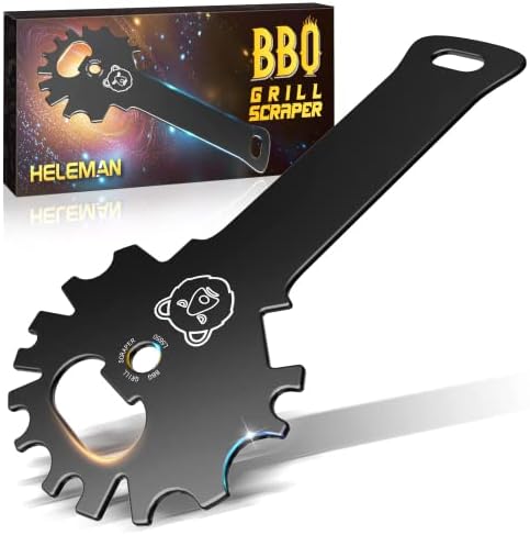 Grilling Gifts for Men Stocking Stuffers BBQ Grill Scraper: Women Gifts for by HELEMAN