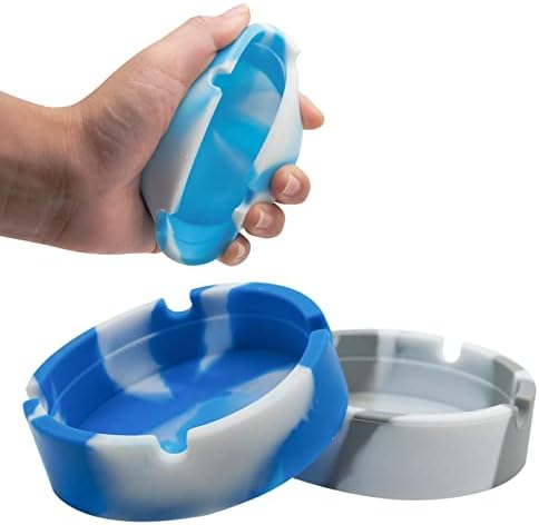 hitsuki Silicone Ash Tray Sets 3Pcs Cool Outdoor Ashtrays - Image 5